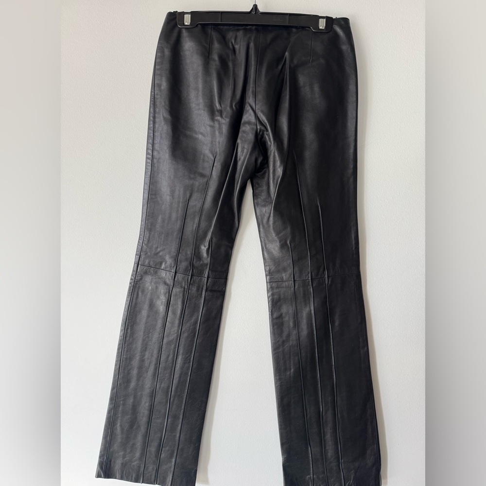 Rudsak Black Genuine Leather Pants — Size 6 - Picture 6 of 17